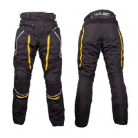 Pánské letní moto kalhoty W-TEC Toranio černo-žlutá XL