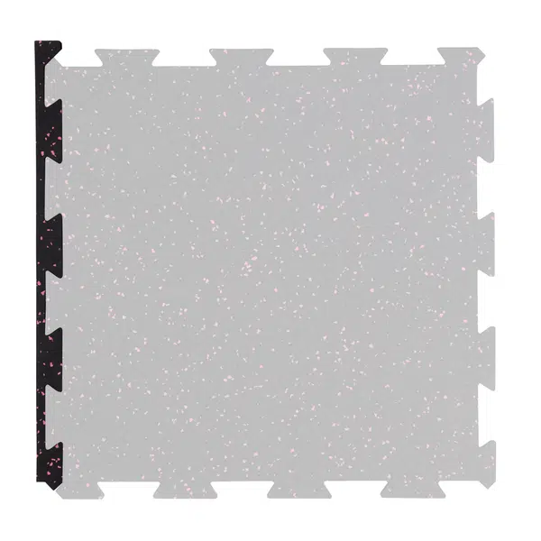 Okraj pro zátěžovou podložku inSPORTline Puzeko 50x50x1 cm černá - varianta A