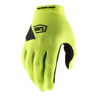 Cyklo a motokrosové rukavice 100% Ridecamp fluo žlutá fluo žlutá M