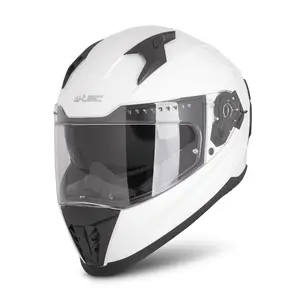 Cestovní přilba W-TEC Burgosa bílá lesk XXL (63-64)