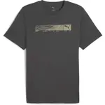 Puma TECH GRAPHIC TEE Pánské tričko, tmavě šedá, velikost