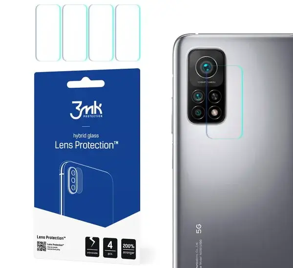 Hybridní sklo 3mk Lens ochrana kamery pro Xiaomi 11T / Xiaomi 11T Pro (4ks)