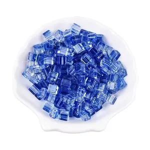 Baking Paint Transparent Glass Beads