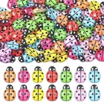 120Pcs Transparent Resin Insect Decoden Cabochons