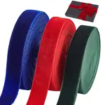 3 Rolls 3 Colors  Single Face Velvet Ribbon