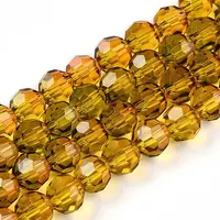 Baking Paint Transparent Glass Beads