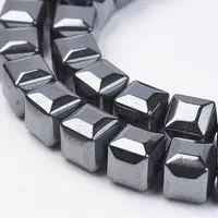 Non-magnetic Synthetic Hematite Beads Strands