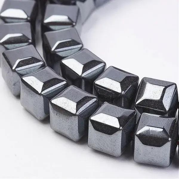 Non-magnetic Synthetic Hematite Beads Strands