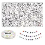 DIY Acrylic Letter Beads Stretch Bracelet Making Kits