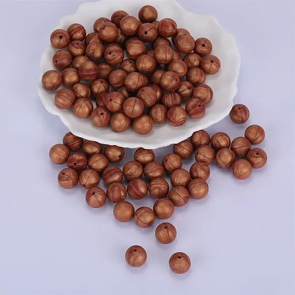 Round Silicone Focal Beads