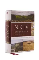 NKJV Study Bible, Hardcover, Burgundy, Full-Color, Comfort Print - Thomas Nelson