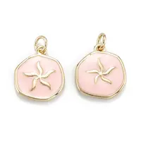 Brass Enamel Pendants