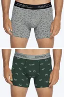 Pánské boxerky OSCAR z elastické bavlny, 2 ks XXL V dárkovém boxu 2 ks