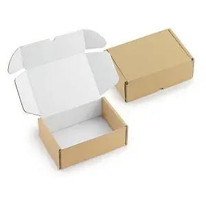 20 x Poštovní krabice Rigibox 400x400x120mm, bílý interiér
