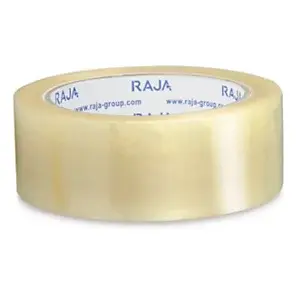 36  x Lepiaca PP páska 25mm, návin 66m, priehľadná, hrúbka 28µm | RAJA