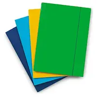 10 x Spisové desky s gumičkou černé, lakované