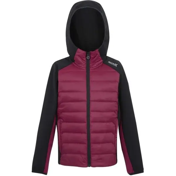 REGATTA OUTDOORS KIELDER IX HYBRID JR Detská bunda, vínová, veľkosť 11-12Y