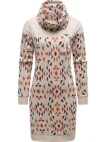 Ragwear Šaty 'Chlloe Aztec'  nebielená / petrolejová / oranžová / bordová