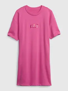GAP  Dívčí Dětské šaty s logem  576092-00 Veľkosť: XL