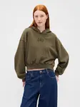 GAP  Dámska Mikina s kapucňou Logo Cropped 841725-13 Veľkosť: S