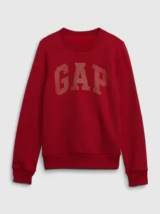 GAP Dívčí Dětská mikina s logem 831199-02 Velikost: M