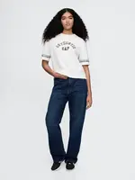 GAP Dámské Oversize tričko Heavyweight Americana 729563-04 Velikost: XS