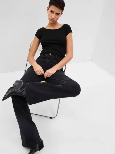 GAP Dámské Tričko s krátkým rukávem 540672-03 Velikost: XXS