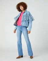 Dámské rifle WRANGLER W2334736U FLARE HAZEL Velikost: 24/32