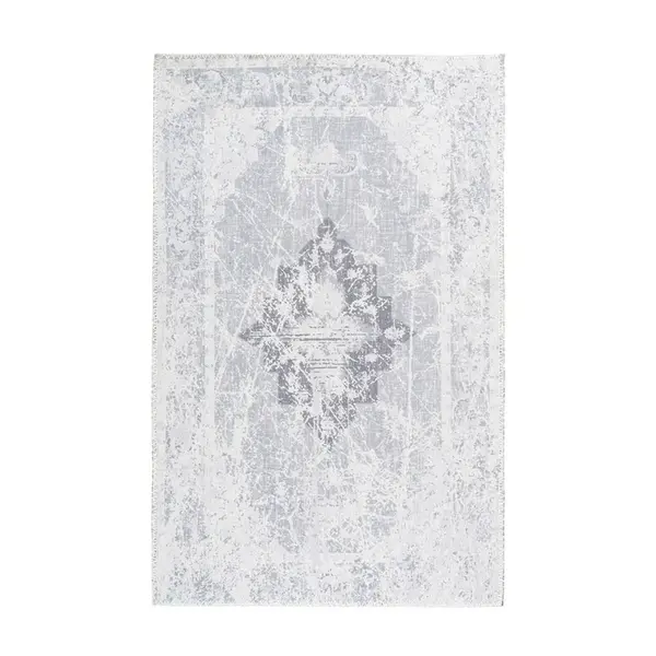 KOBEREC TKANÝ NA PLOCHO, 160/230 cm, šedá