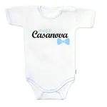 Baby Nellys Body kr. rukáv - Malý Casanova, kluk, vel. 86