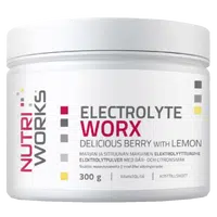NutriWorks Electrolyte Worx NEW 300g - broskvový ledový čaj