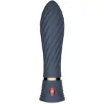 Sexy Elephant Vibrátor z dvojitého silikonu Blue Velvet (15 cm)