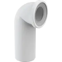 WC dopojenie koleno 90° biele KK90000