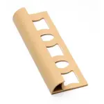 Lišta ukončovací "oblá" Profil-EU béžová, PVC, dĺžka 250 cm, výška hrany 8 mm, L825004