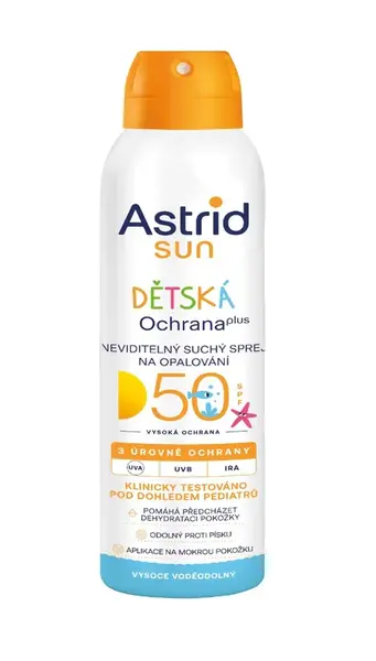 Astrid Sun Dětský suchý opalovací sprej SPF50 150 ml