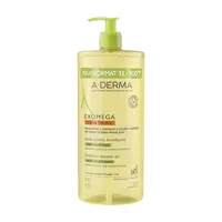 A-Derma Exomega Control Zvláčňující sprchový olej 1000 ml