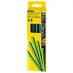 Lepící tyčinky zelené 11,2 mm x 200 mm (5 ks)