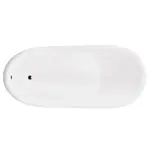 Volně stojící vana Otylia 160/77 černé nohy