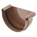 Žlabové čelo pravé 75 mm Bryza hnědá