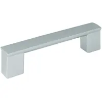 Nábytková úchytka Porta 96 mm plast stříbrná