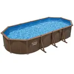 Bazen oceľový oválny Hydrium 7,3x3,6x1,3 m doska 561CW