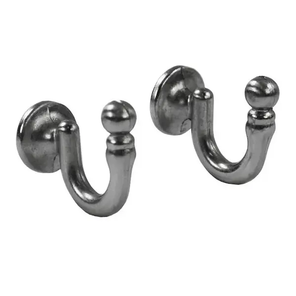 Niklový háčik na záclony