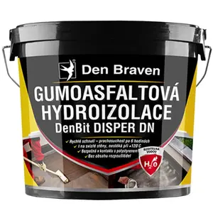 Den Braven Gumoasfaltová hydroizolácia  DenBit Disper DN 10 kg