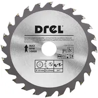 Pílový kotúč  do dreva, 125 mm x 24 T, Drel