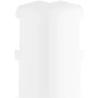 Vonkajší rohovník Esquero 601 biely 2 ks