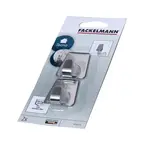 Háčky -trapez- inox samolep. 61207