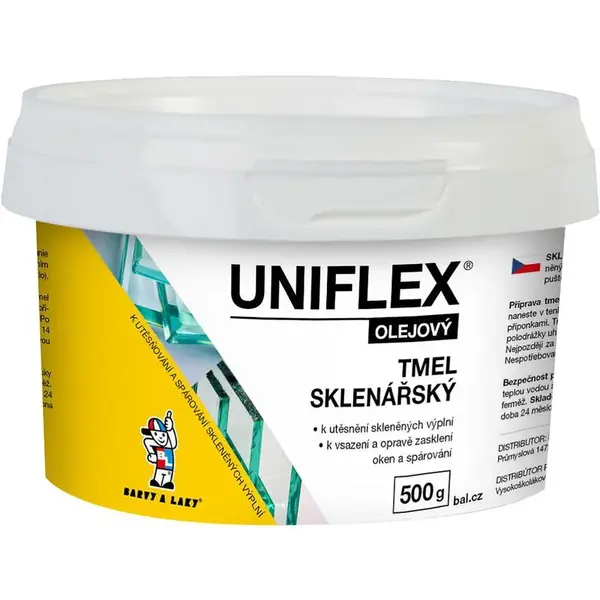 Uniflex sklenářský tmel 0,5kg