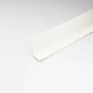 Rohový Profil PVC Bílý Satén 15x15x1000