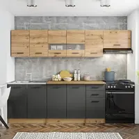 Kuchynská perla 260 zb 28mm artisan/c.matná šedá/kor artisan