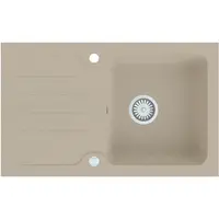 Granitový drez 1K 780x480 béžový